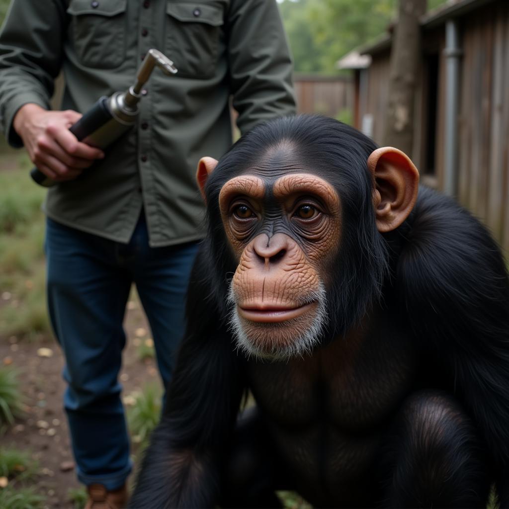 Ethical considerations in using chimpanzees in films