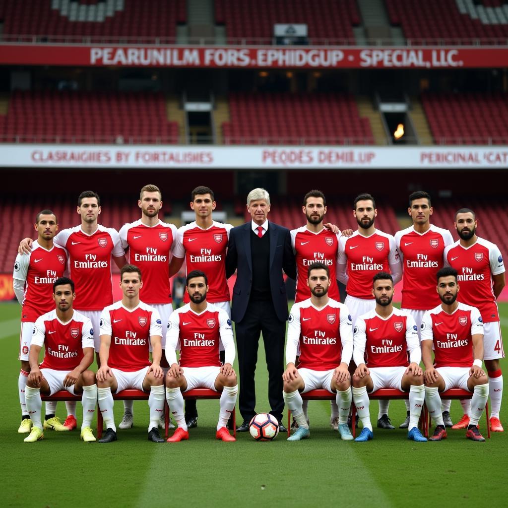 Arsenal Squad Photo 2017