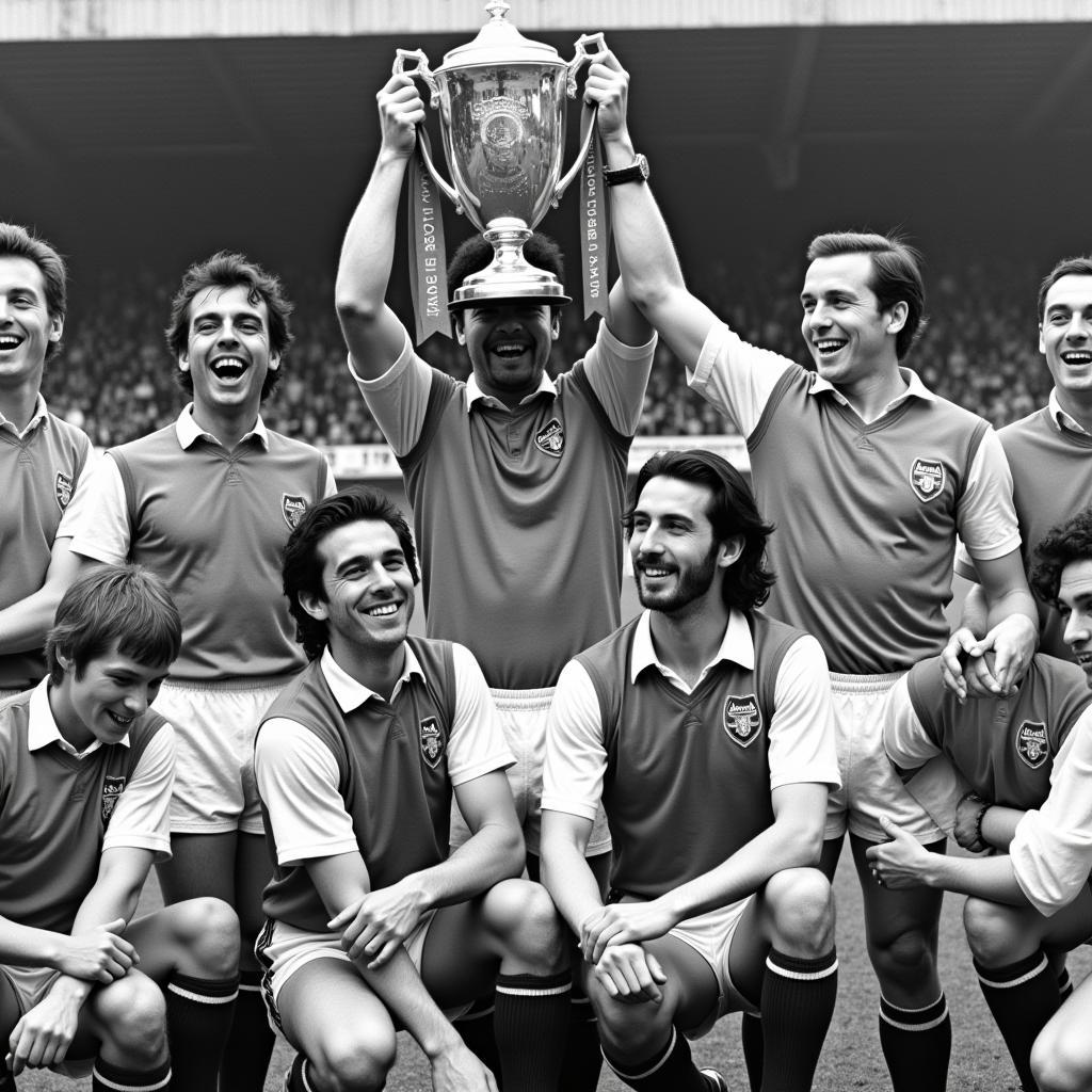 Arsenal Double Winners 1971 team photo