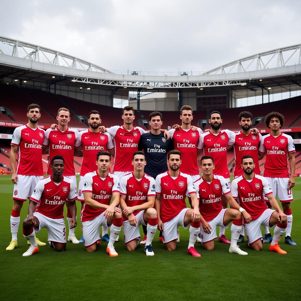 Arsenal Squad Photo 2018-2019