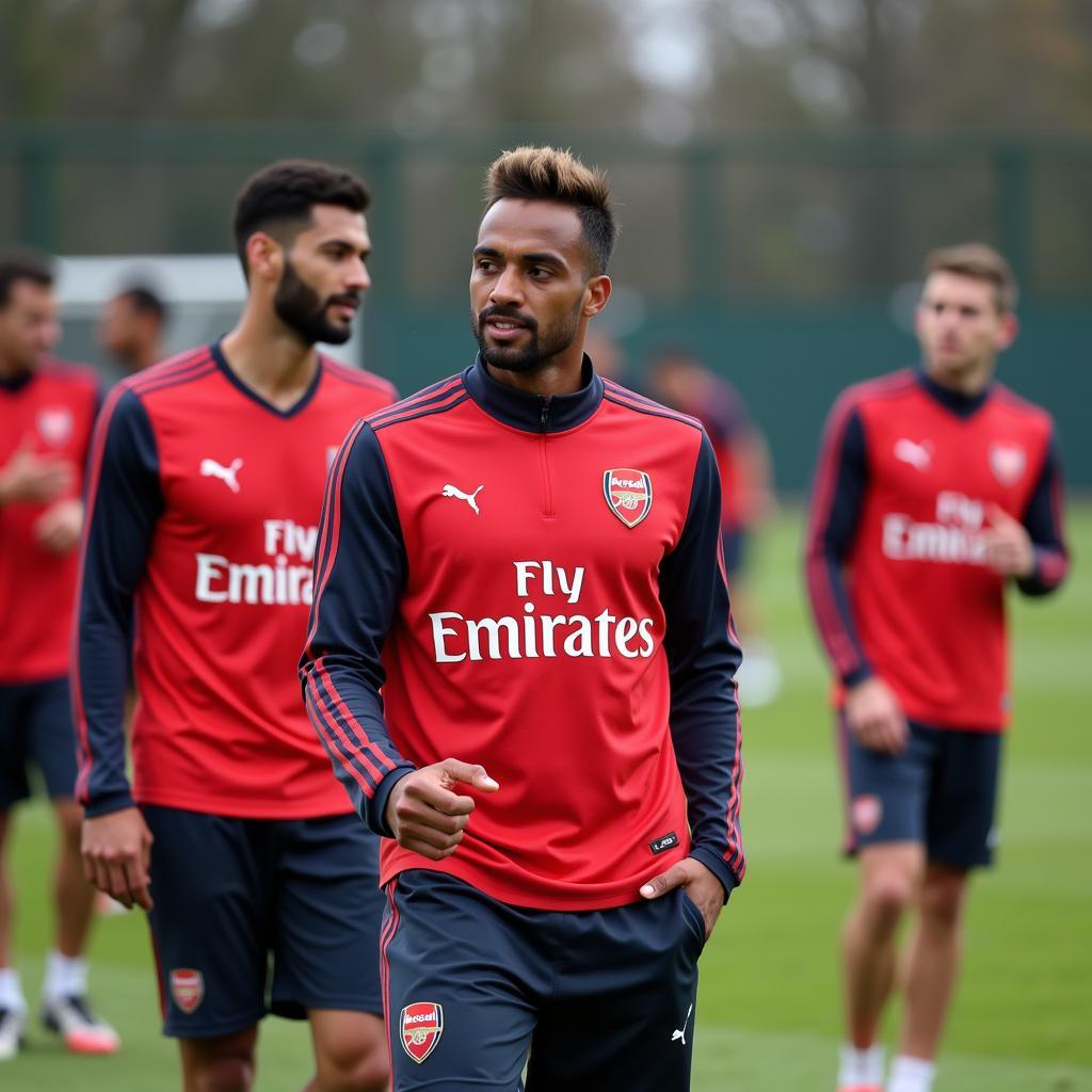 Arsenal Players Training