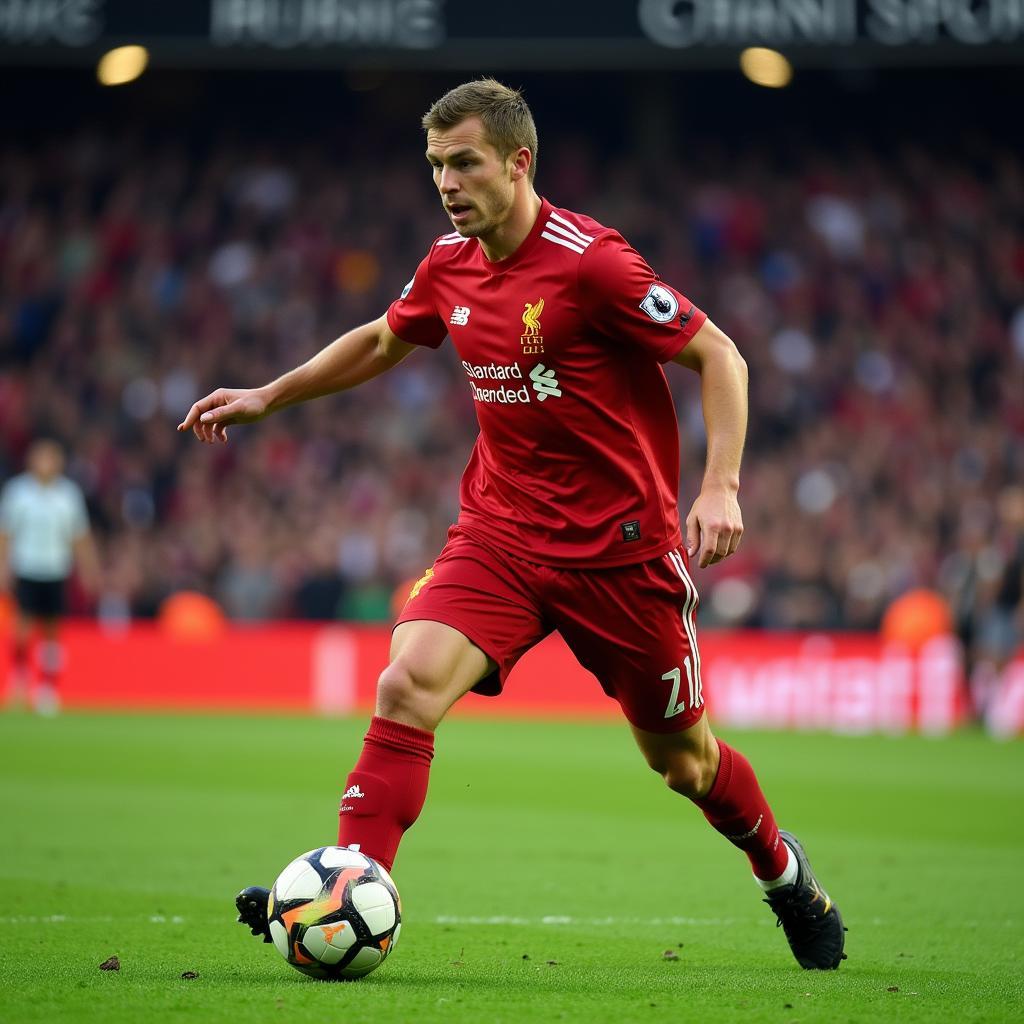 Arshavin scoring four goals against Liverpool at Anfield