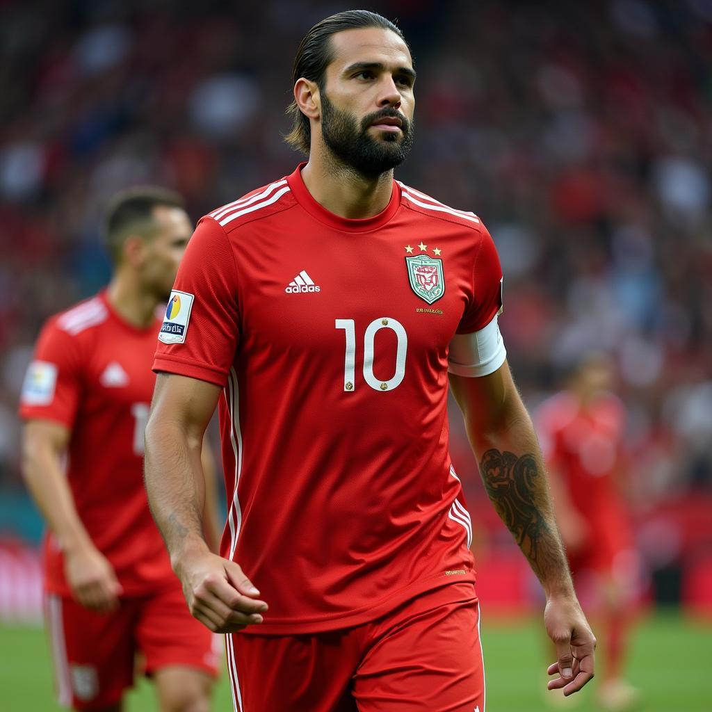 Ashley Williams leading Wales at Euro 2016