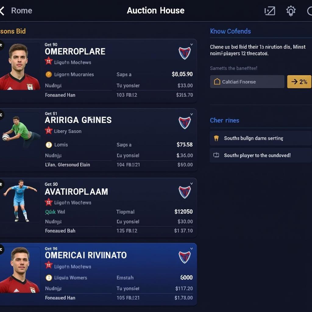 Auction House in PES 2019 Mobile