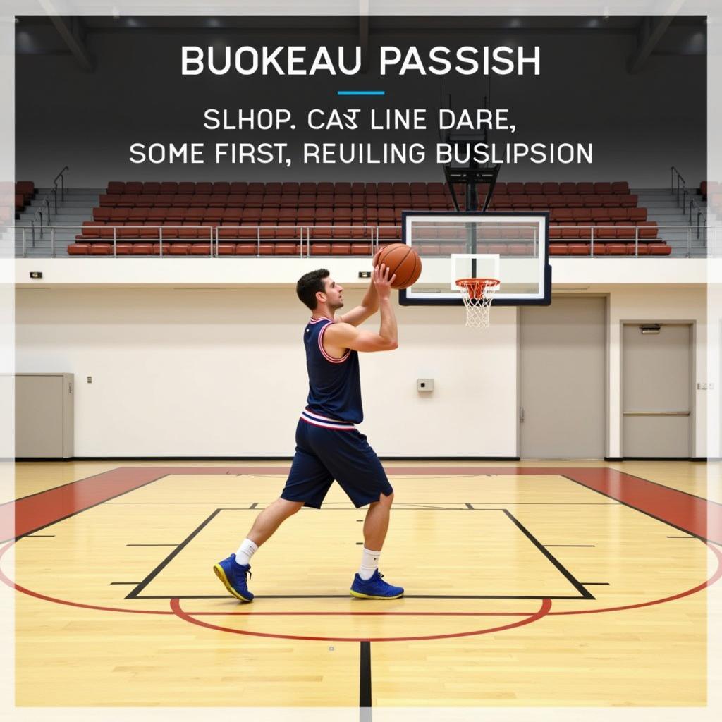 Skilled basketball player executing a precise pass