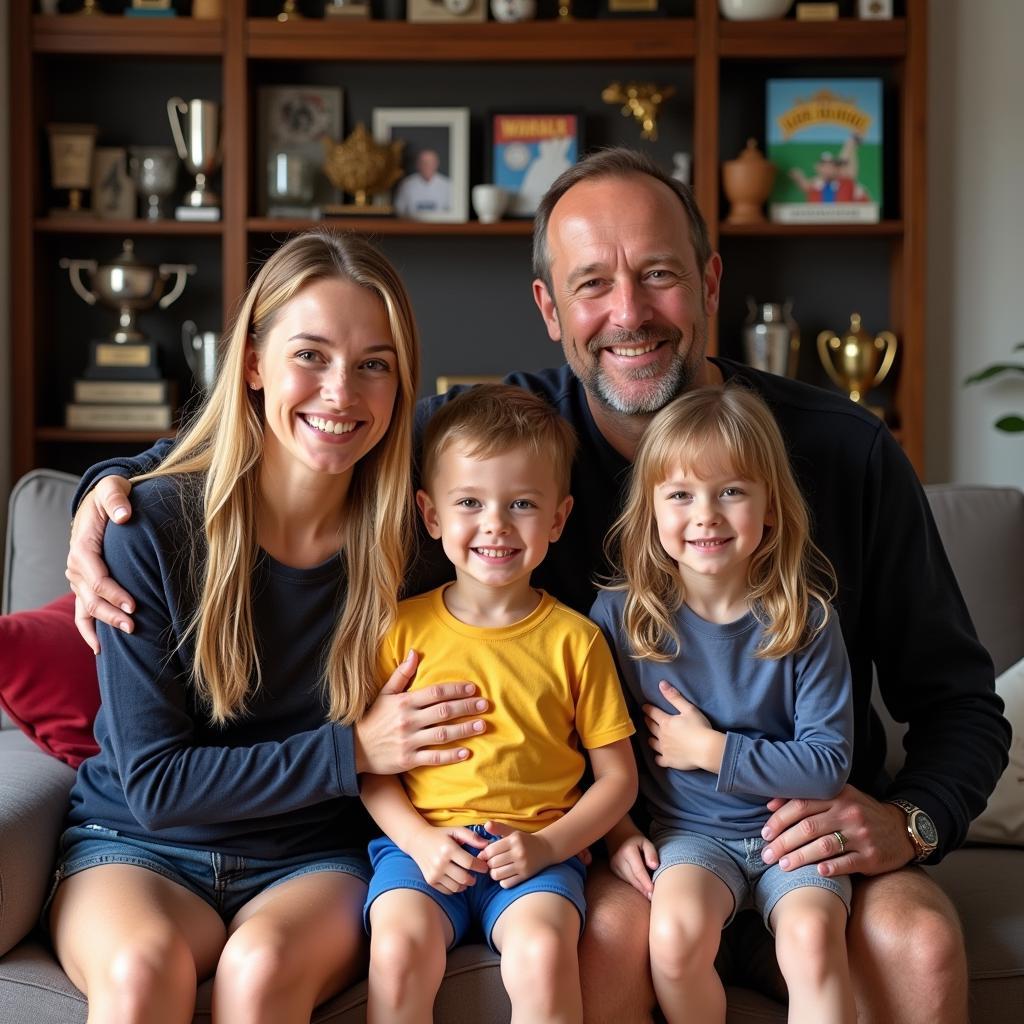 Benedicte and Erling Haaland Family Photo