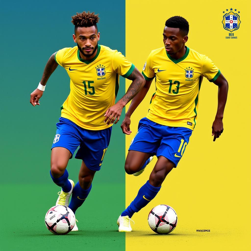 Neymar and Vinicius Jr. leading the attack