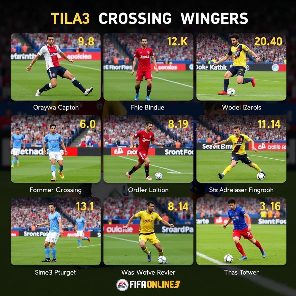 Top Crossing Wingers in FIFA Online 3