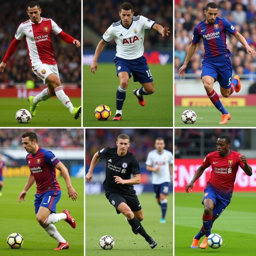 Best Wingers Showcasing Their Dribbling Skills