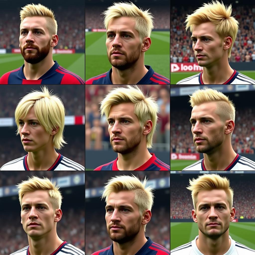 Blonde Players in FIFA Online 3