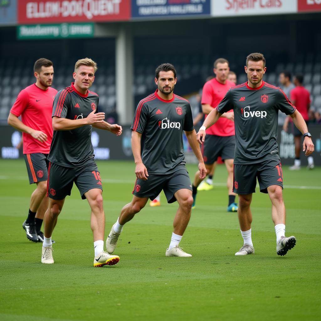 Borussia Mönchengladbach Players Training