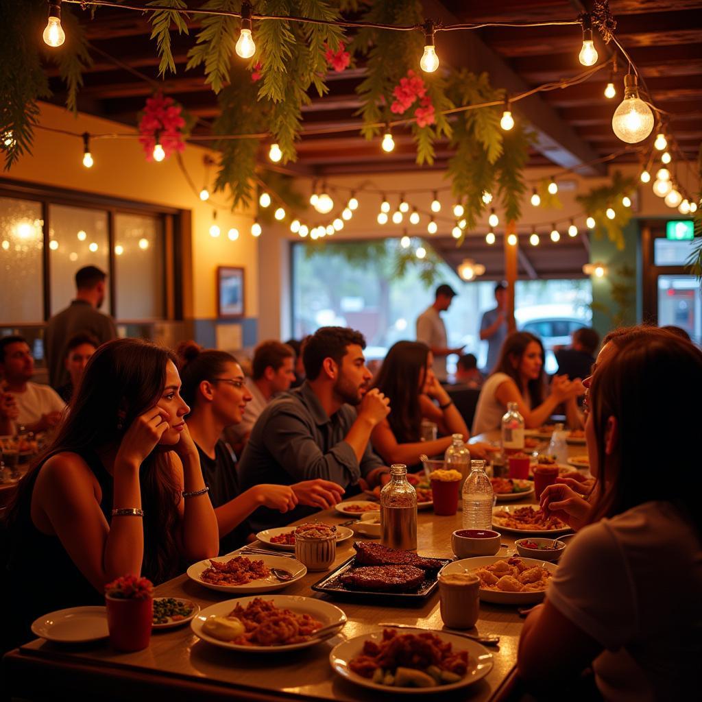 Experiencing the Atmosphere of a Brazilian Restaurant