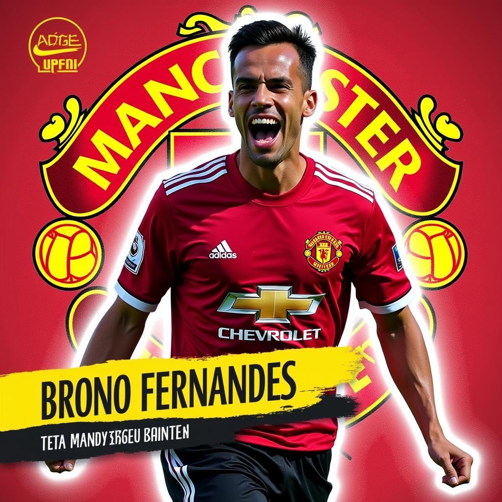 Bruno Fernandes Panini Card - Manchester United Midfielder