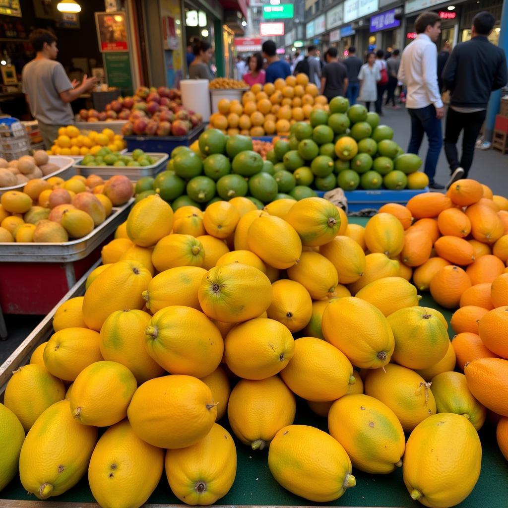 Buddha's Hand Citron at Cau Giay Market