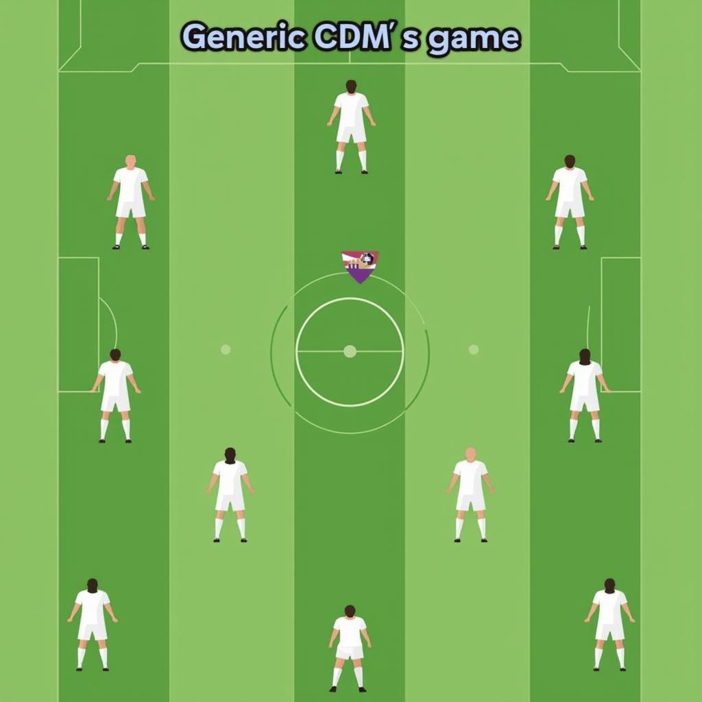 CDM controlling midfield