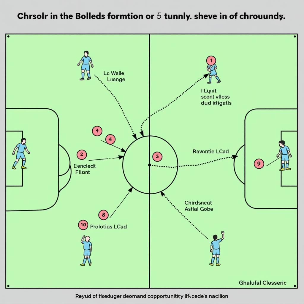 Tactical analysis of Champions League match showing attacking formations.