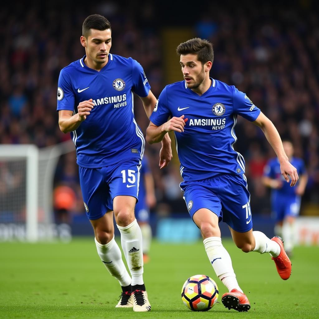 Chelsea Midfielders Enzo Fernandez and Mateo Kovacic