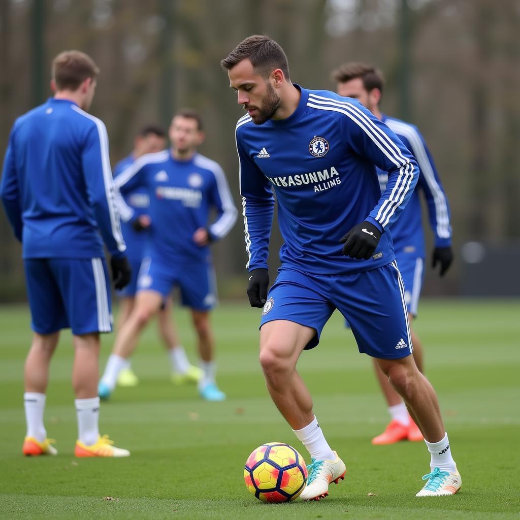 Chelsea Players Training