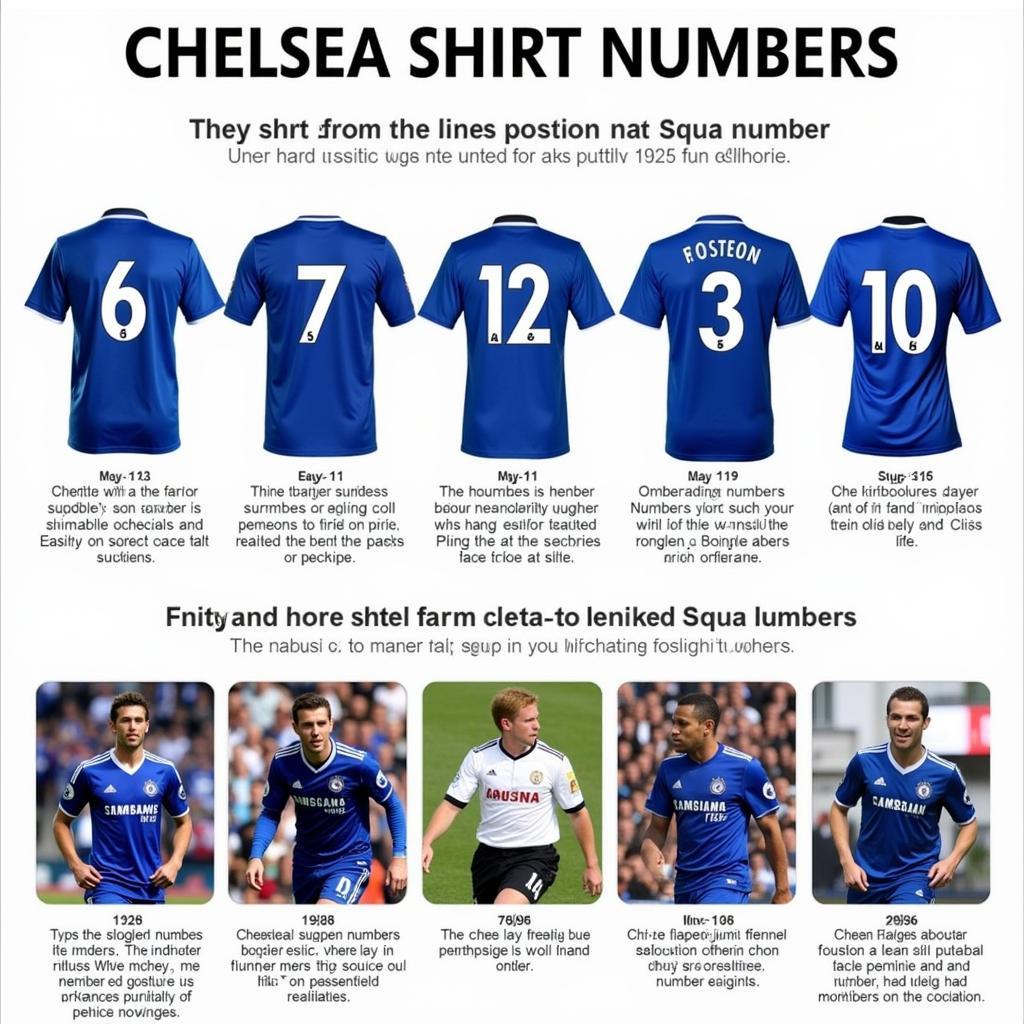 Evolution of Chelsea Shirt Numbers Throughout History