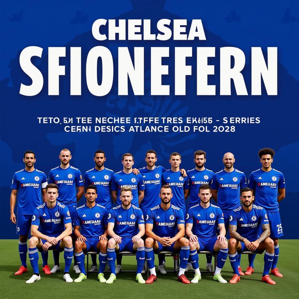 Chelsea Team Photo for the Current Season