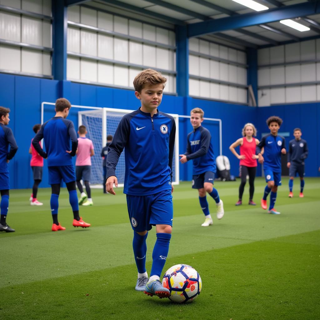 Chelsea Youth Academy Training Session