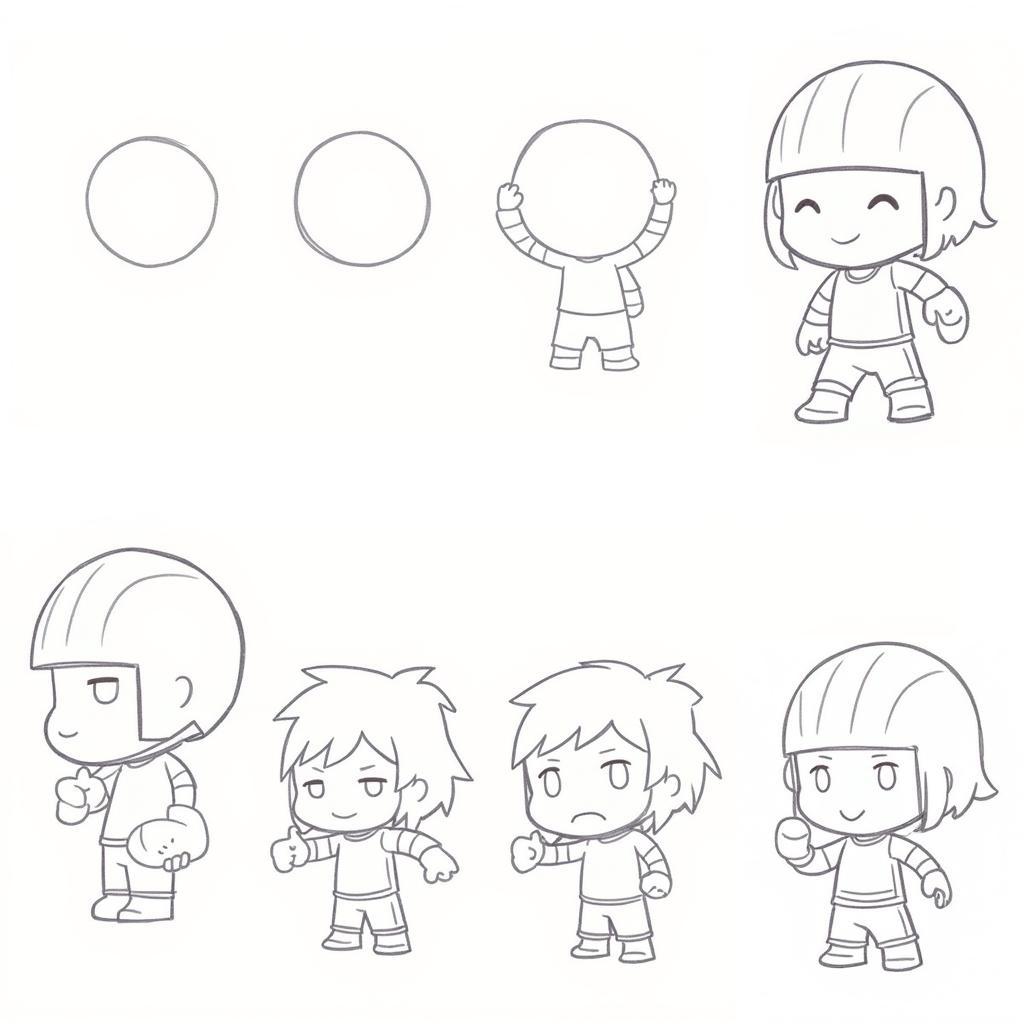 Step-by-Step Chibi Football Player Drawing Tutorial