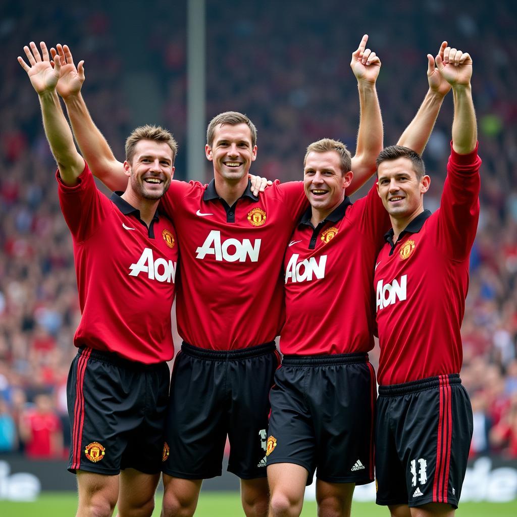 Manchester United's Class of '92: Beckham, Giggs, Scholes, Neville Brothers