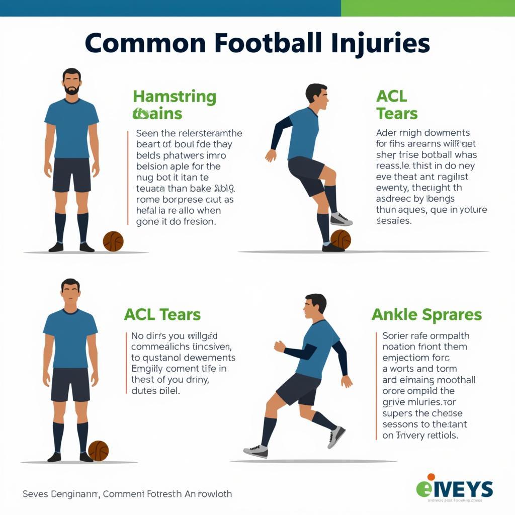 Common Football Injuries: Explained with illustrations