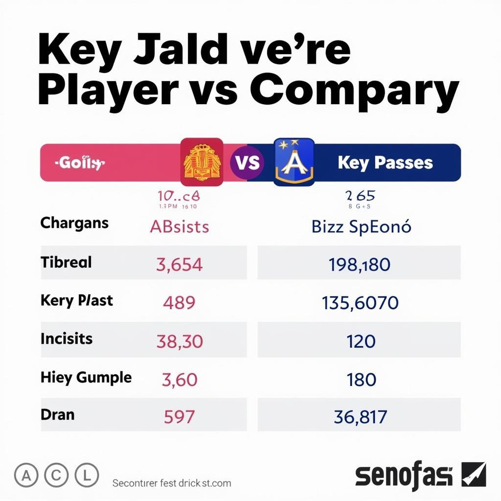 Comparing Player Stats Using a Chart