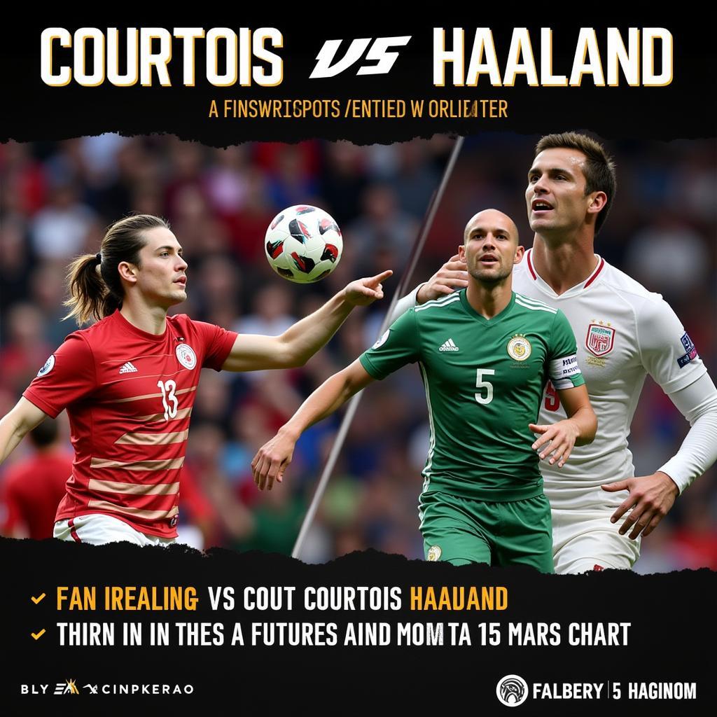 Future clashes between Courtois and Haaland