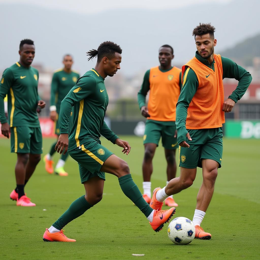 Current Bafana Bafana Squad in Training