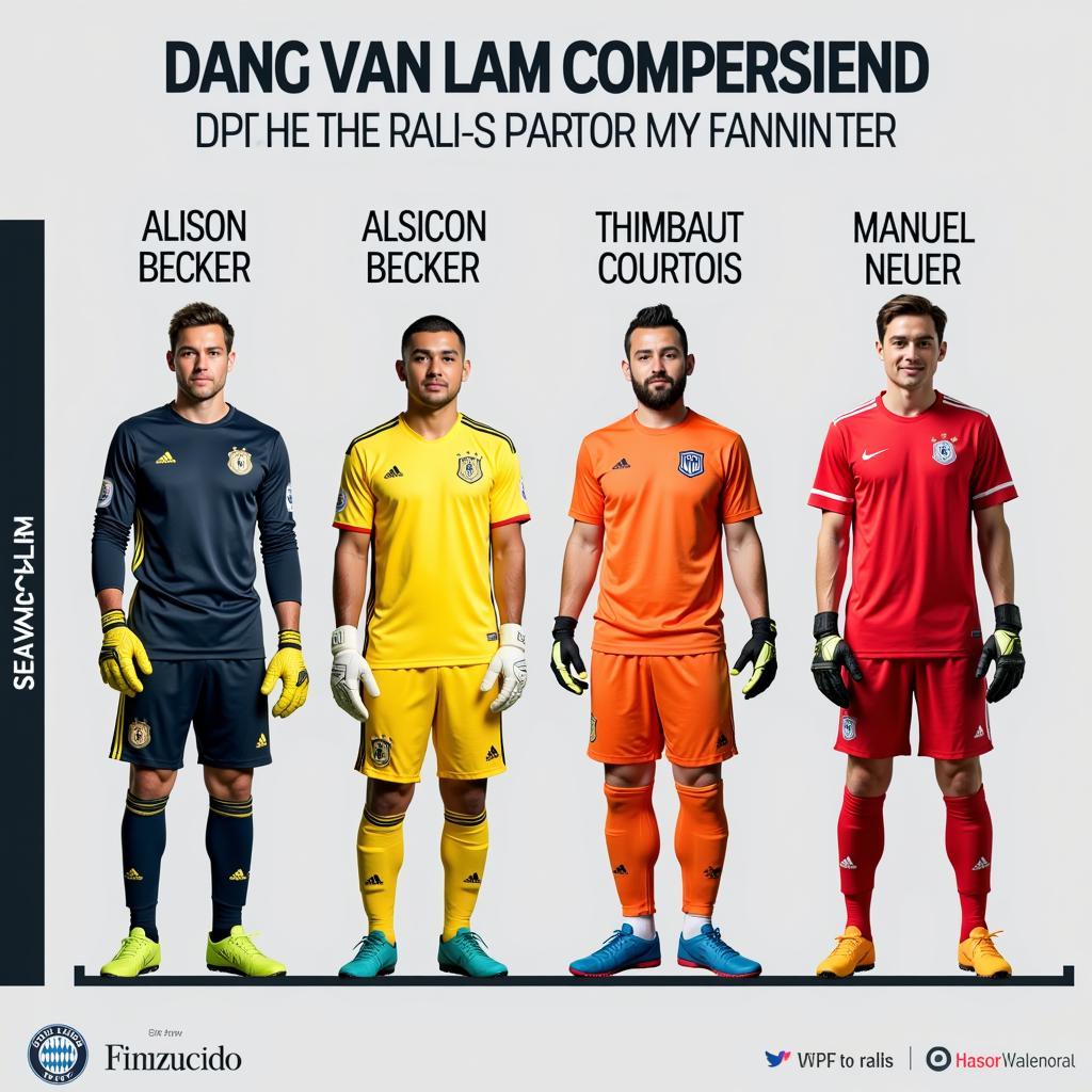 Dang Van Lam Height Comparison with Other Goalkeepers