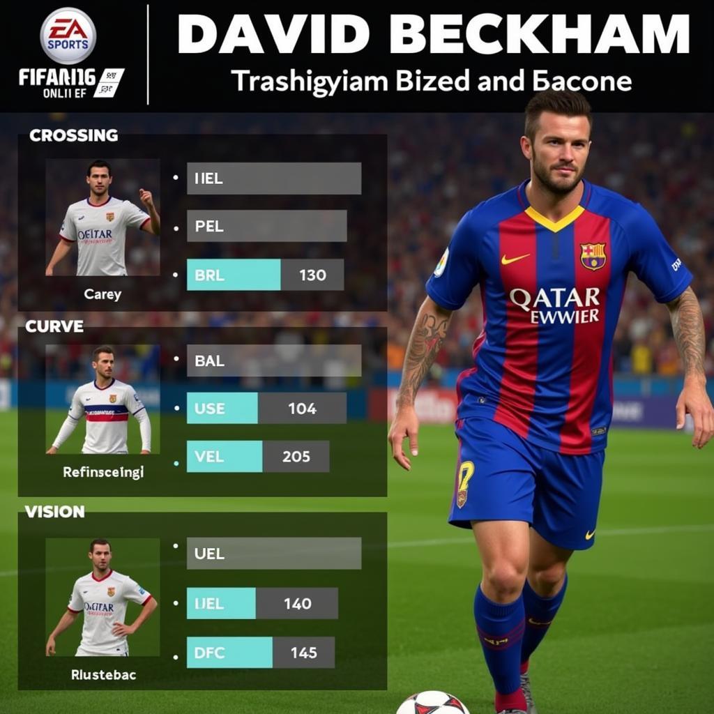 David Beckham FIFA Online 4 Crossing Master