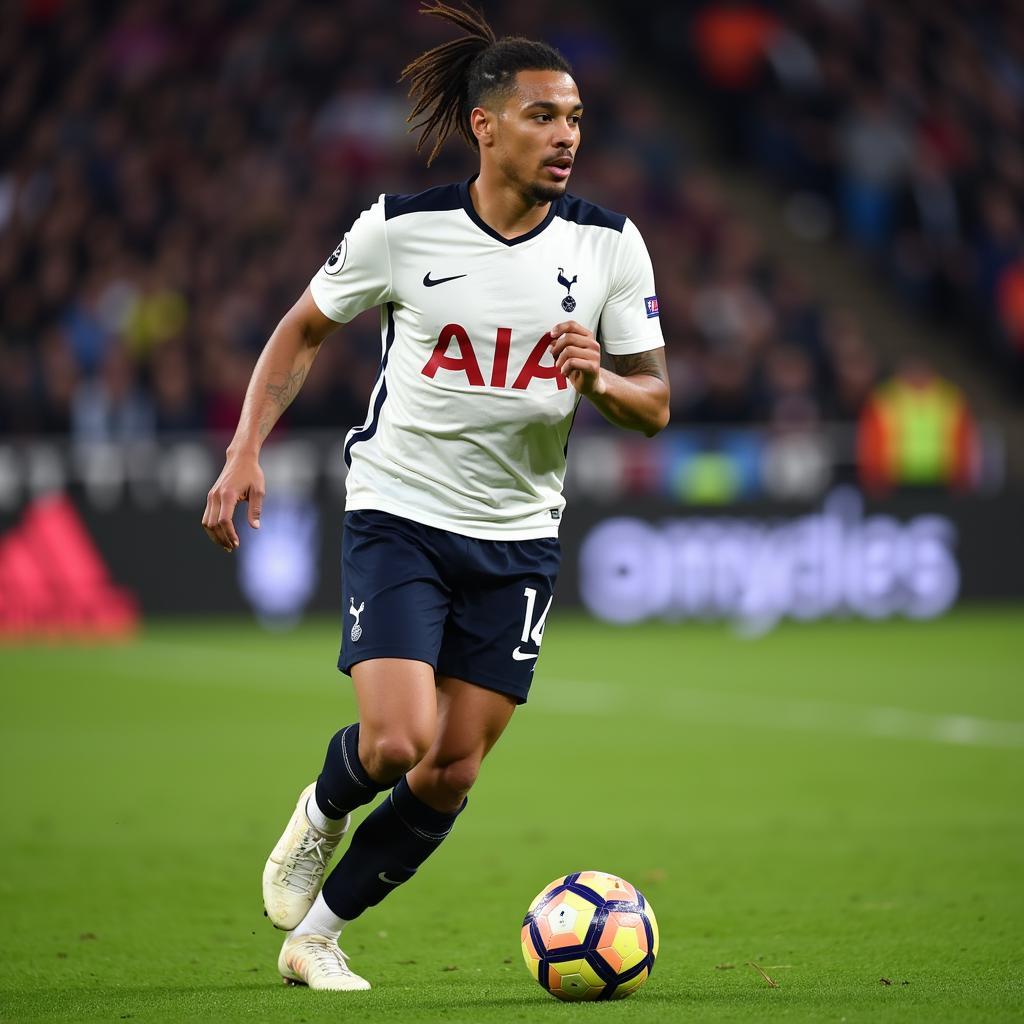 DeAndre Yedlin in action for Tottenham Hotspur