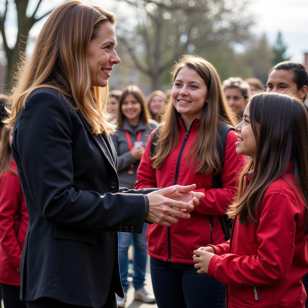 Deborah Haaland Inspiring Native American Youth