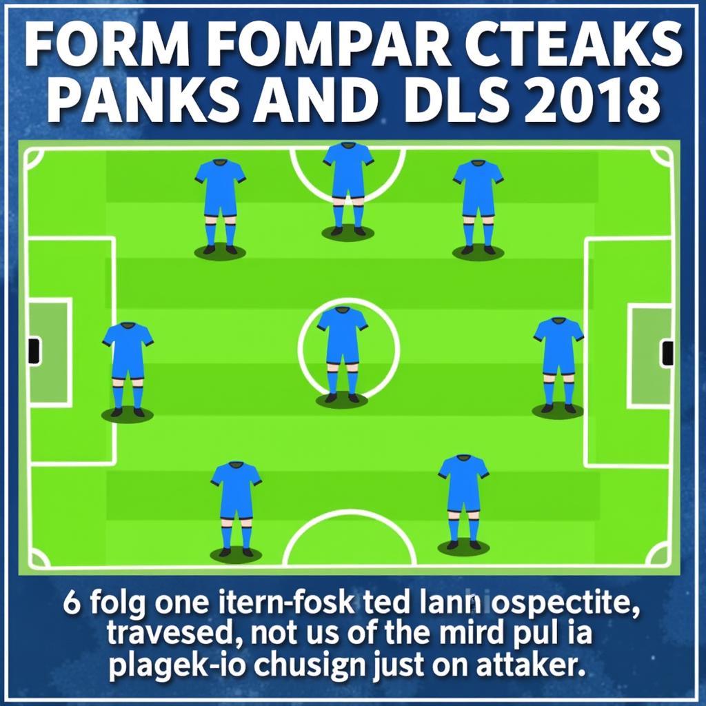 Dream League Soccer 2018 Balanced Team Formation