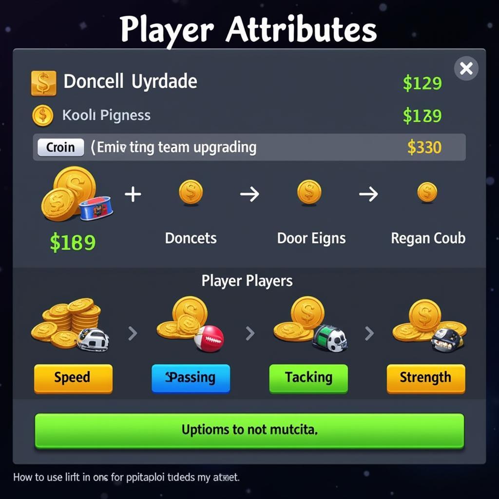 DLS 2018 Player Upgrade Screen Using Coins