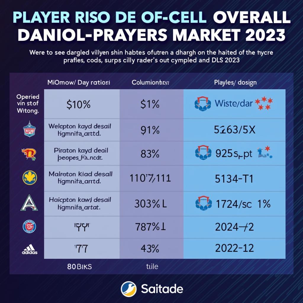 DLS 2023 Player Prices and Overall Ratings