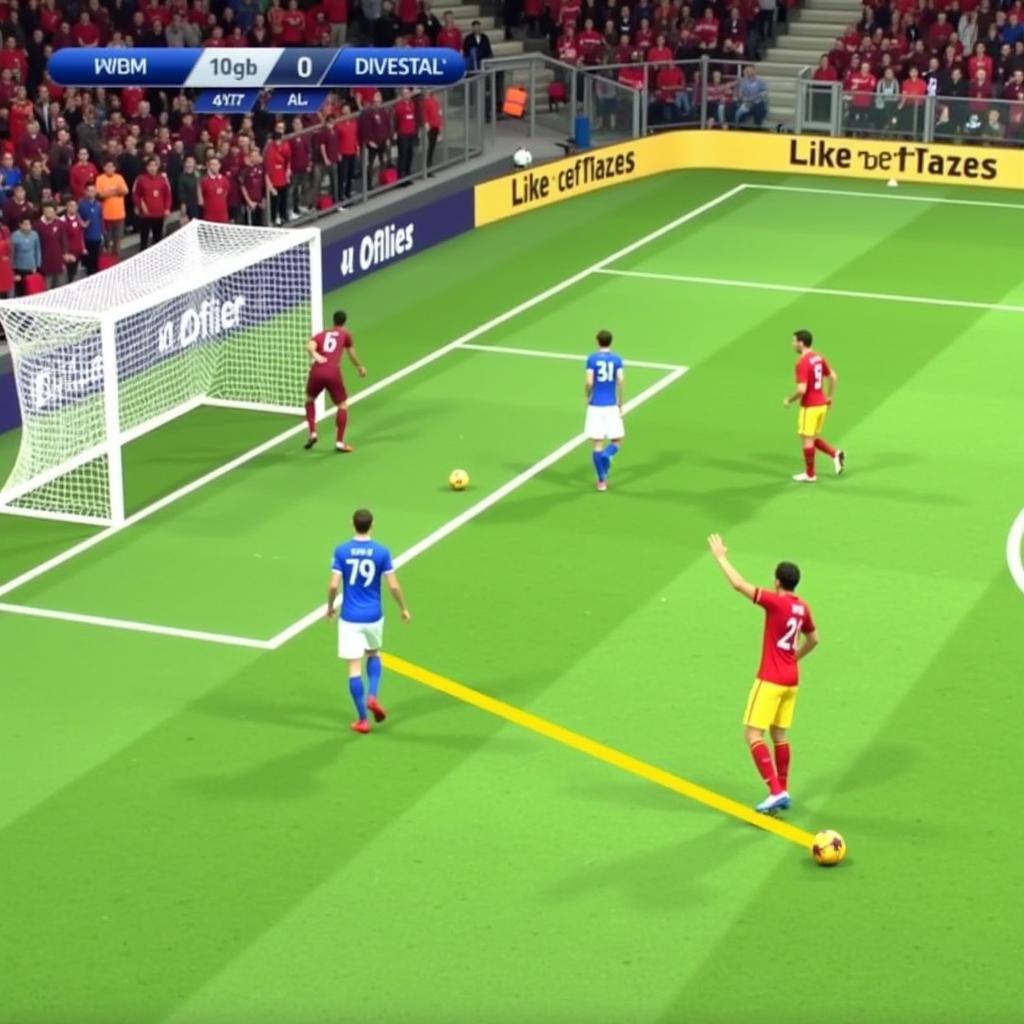 Effective DLS Corner Kick Strategy with Tall Players