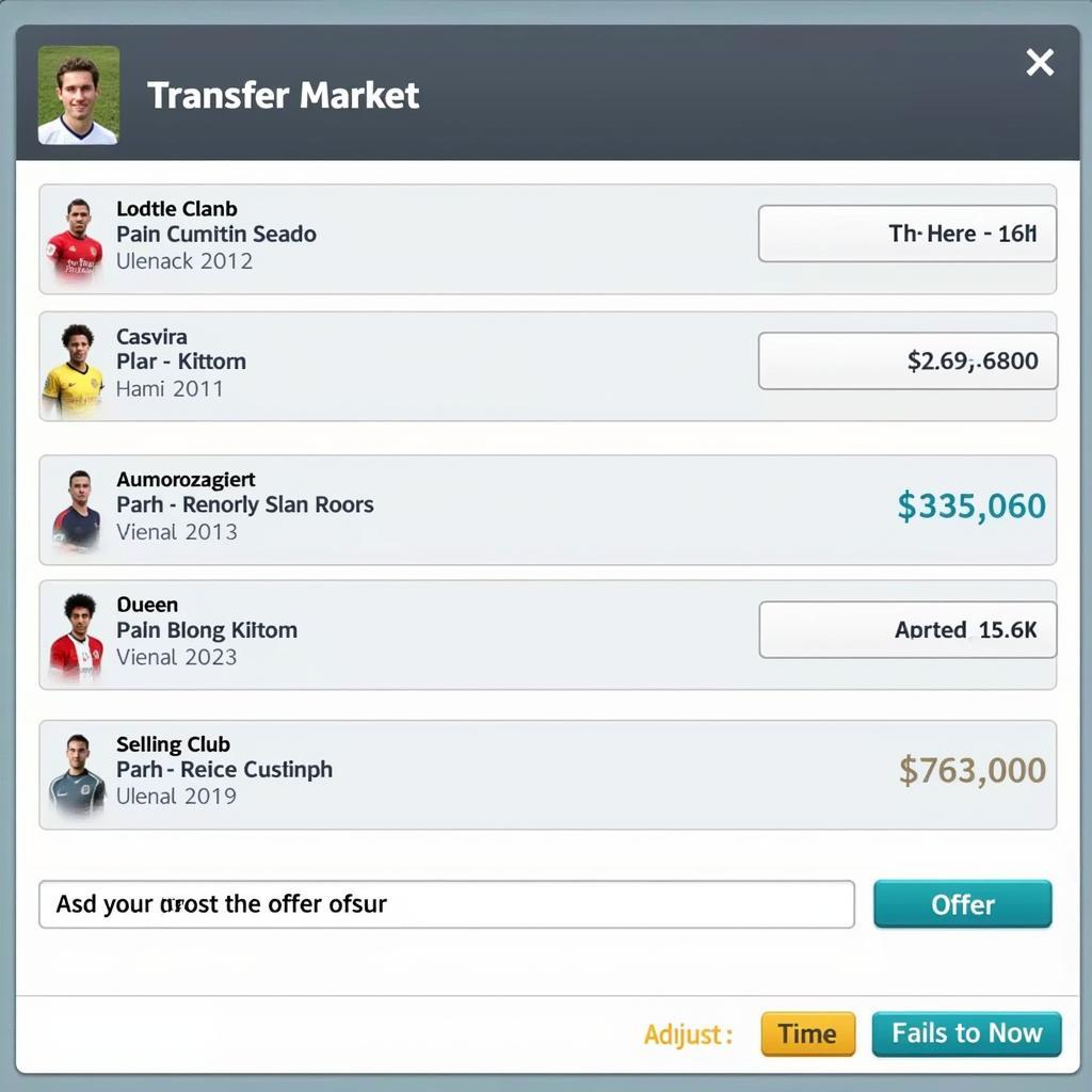 Negotiating Player Transfers in Dream League Soccer