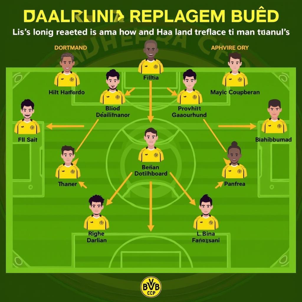 Dortmund Haaland Replacement Tactical Formation