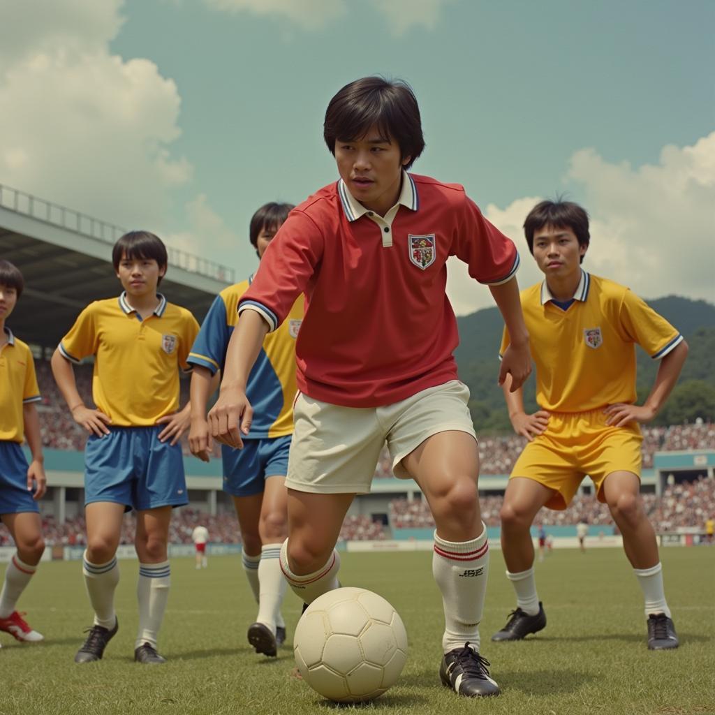 Duck Herder Footballer Scene in Hong Kong Comedy Film