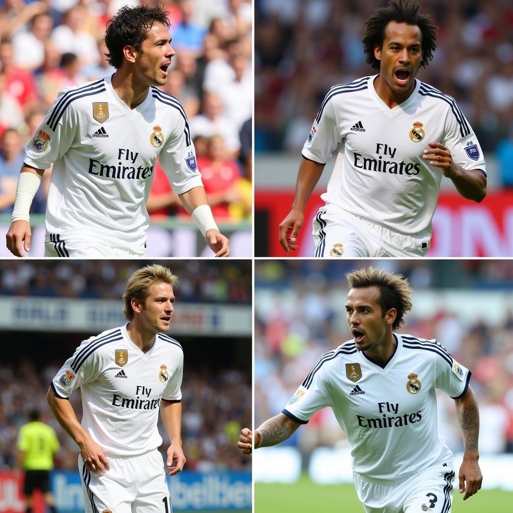 Dutch Legends in Real Madrid Jerseys