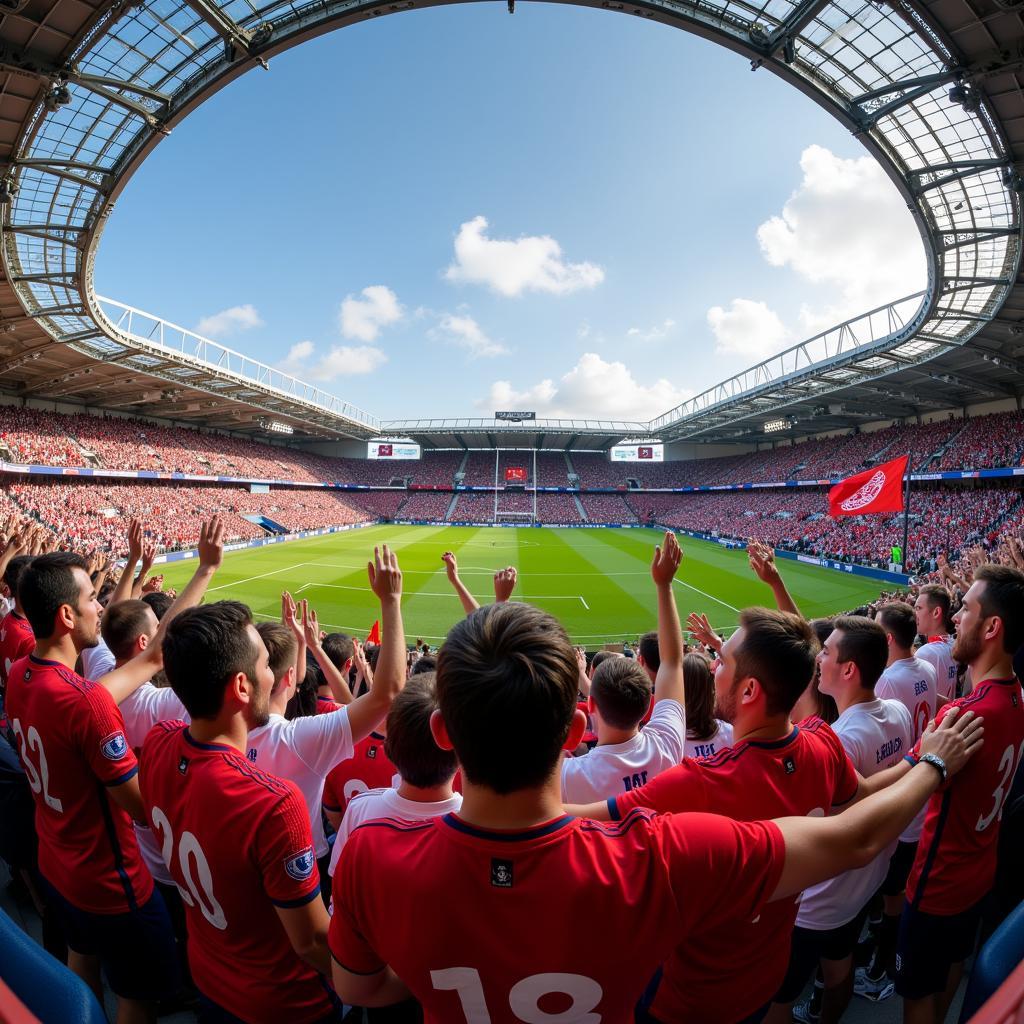 England Fans Cheering During Euro 2021