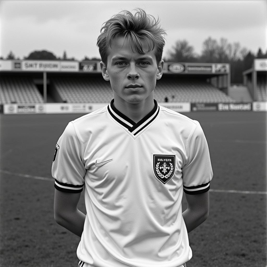 Erling Haaland Bryne FK Debut - A young Haaland in his Bryne FK kit during his professional debut match.