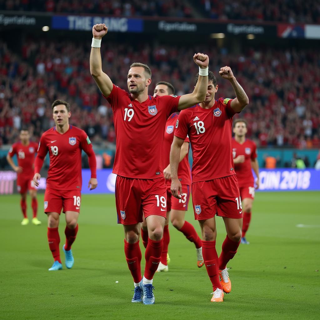 Erling Haaland Celebrating Goal