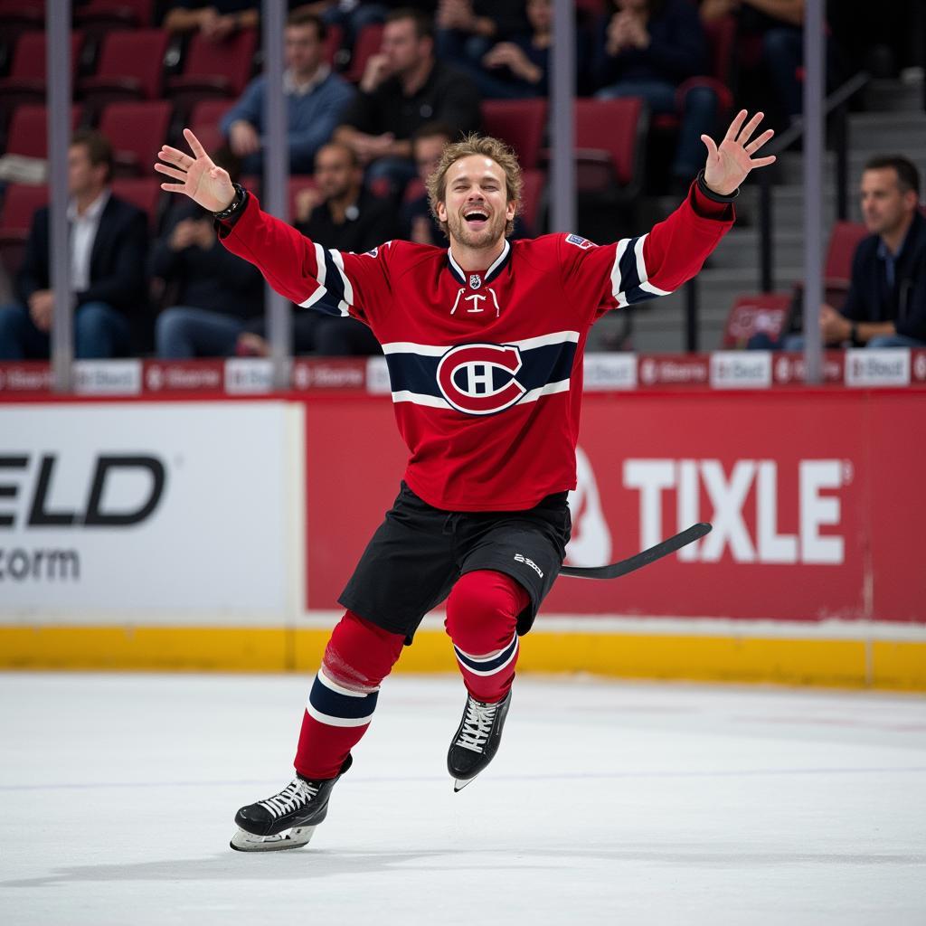 Erling Haaland Celebrating a Goal