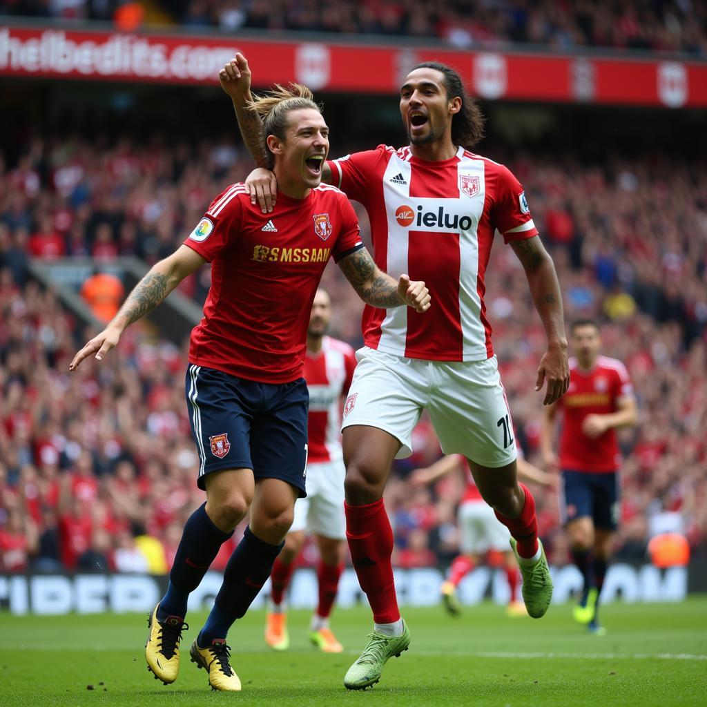 Erling Haaland Goal Celebration Photos