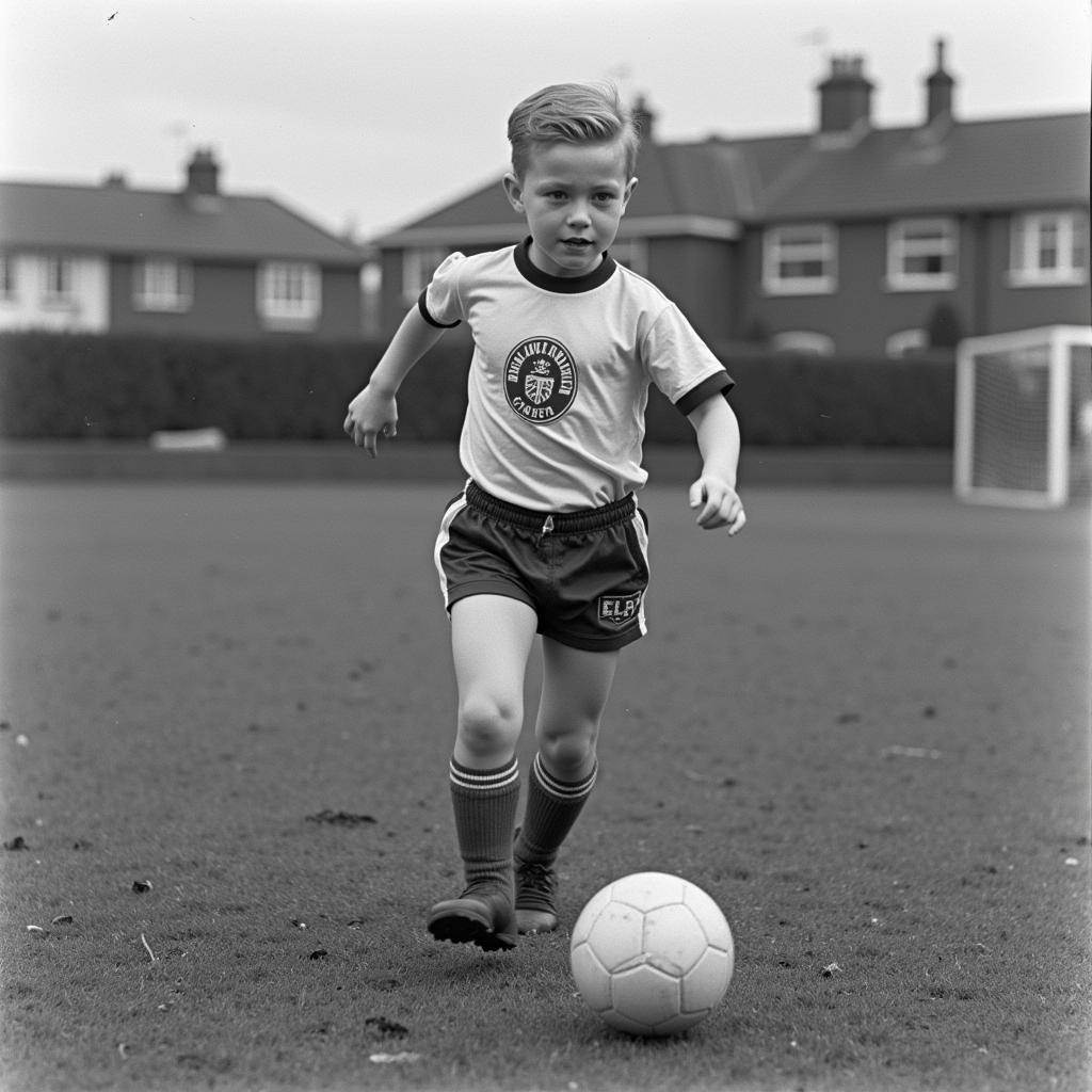 Erling Haaland Childhood Photo in Leeds