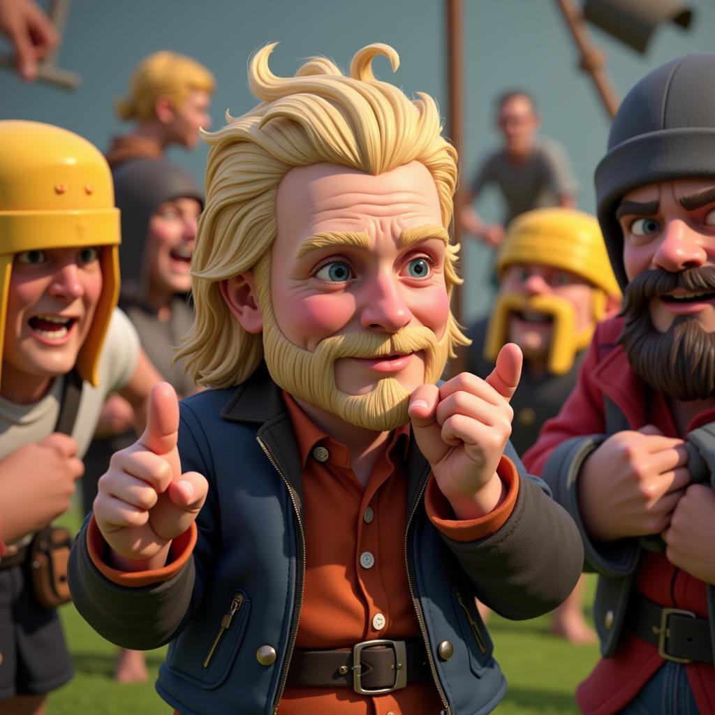 Erling Haaland in Clash of Clans Advertisement